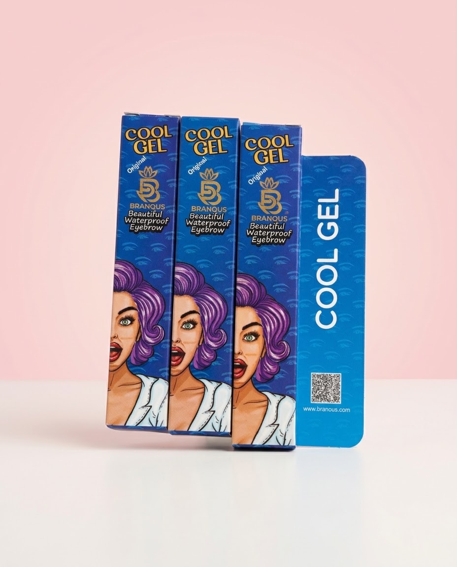 ژل ابرو برانوس مدل COOL GEL