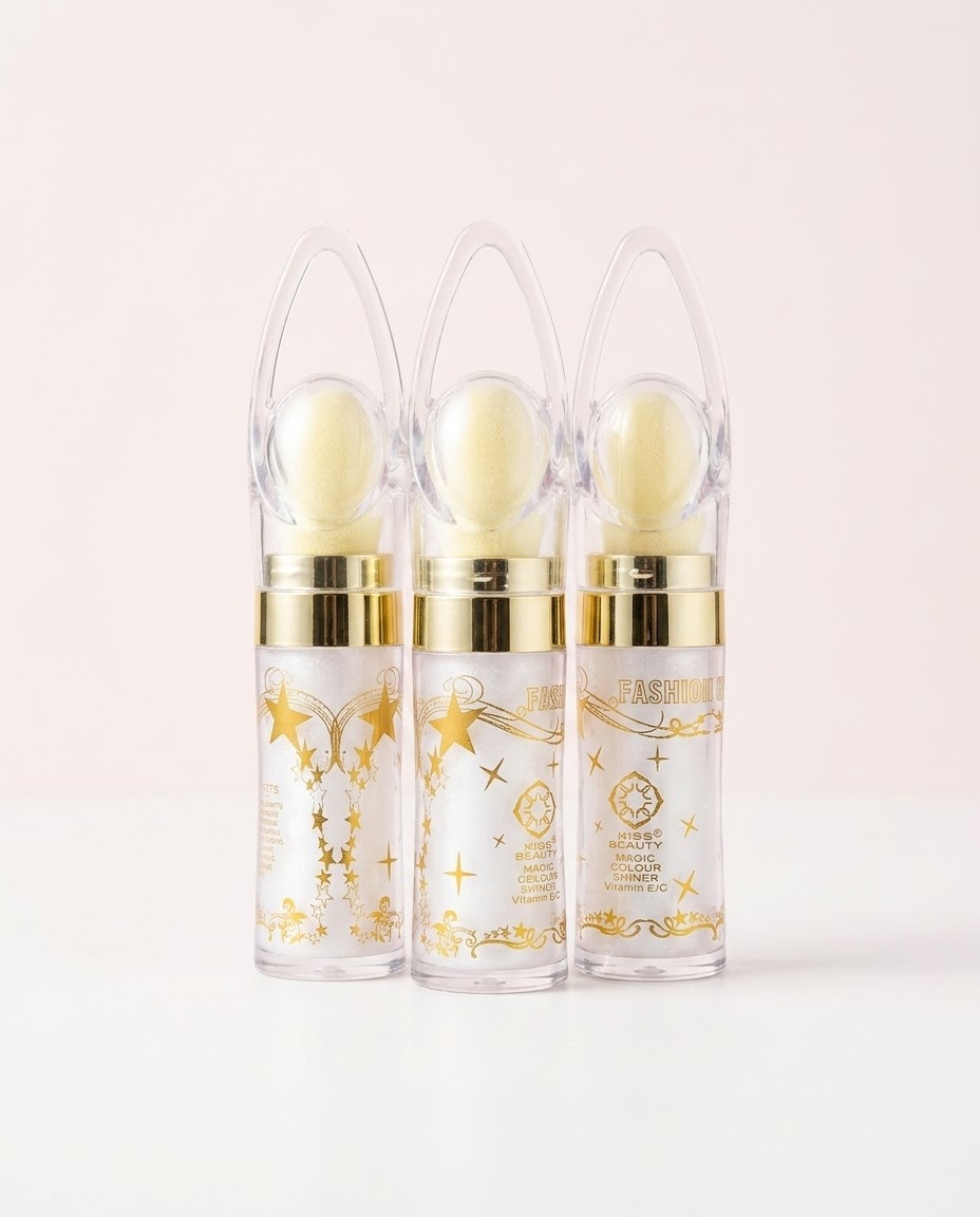 هایلایتر و شیمر پودری صورت و بدن KISS BEAUTY